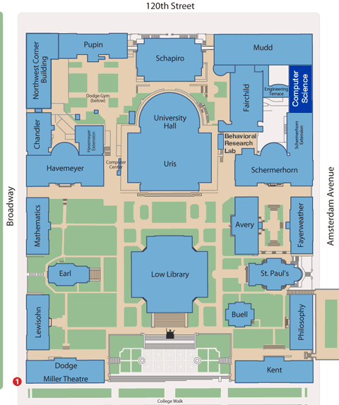 Directions to the Computer Science Building